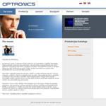 Разработка сайта для SIA OPTRONICS